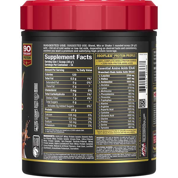 Allmax Nutrition - Whey Protein Isolate Isoflex - 425g