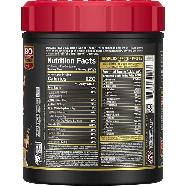 Allmax Nutrition - Whey Protein Isolate Isoflex - 1lbs