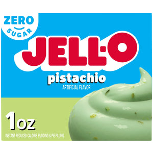 Jell-O Zero Sugar Instant Pudding & Pie Filling – Reduced Calorie Dessert Mix (1oz)