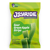 Joyride Sour Green Apple Strips low sugar sour candy in a 3.5 oz bag