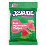 Joyride Sour Watermelon Wedges low sugar sour candy in a 3.5 oz bag