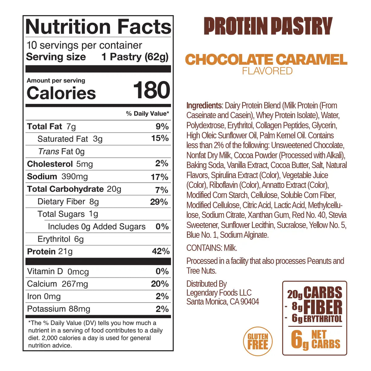 Legendary Foods - Protein Tasty Pastries - Box 10