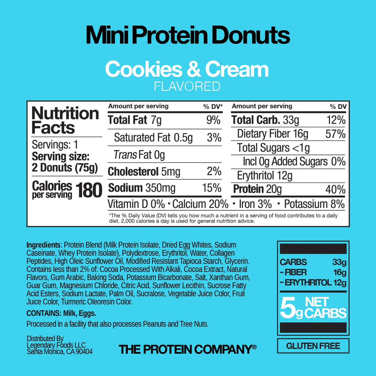 Legendary Foods - Protein Donuts - 65g