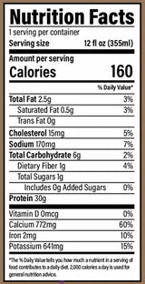 Raw Nutrition - CBum Raw Grass Fed Isolate Protein Shake - 355ml