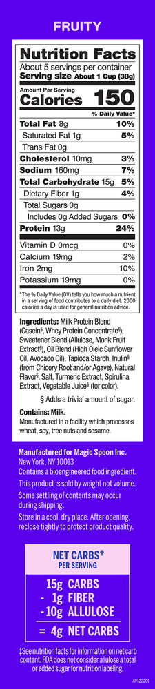 Magic Spoon - High Protein Grain Free Cereal - 7oz