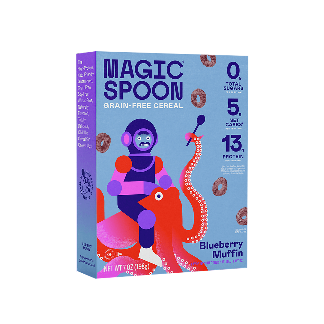 Magic Spoon cereal Blueberry Muffin flavor