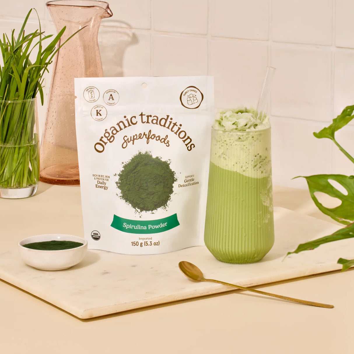 Organic Traditions - Spirulina Powder -150g