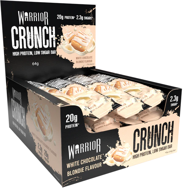 Warrior Crunch - Barre protéinée 64 g - Boîte de 12