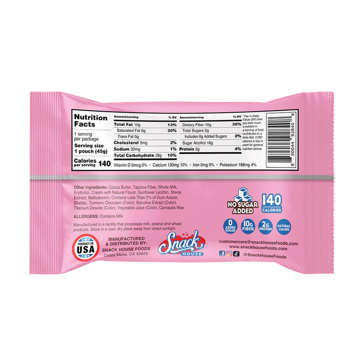 Snack House - Mommies No Sugar White Chocolate Candies - Box 12