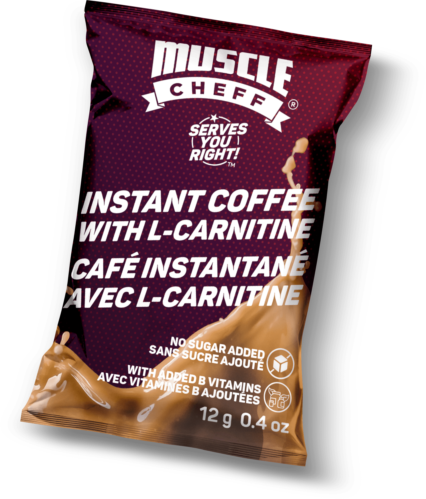 Muscle Cheff - Sugar Free Carnitine Coffee 12g - Pak 7
