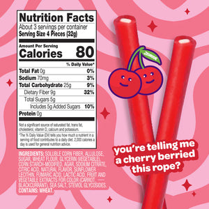Joyride - Cordes de cerises et baies à faible teneur en sucre - 99 g