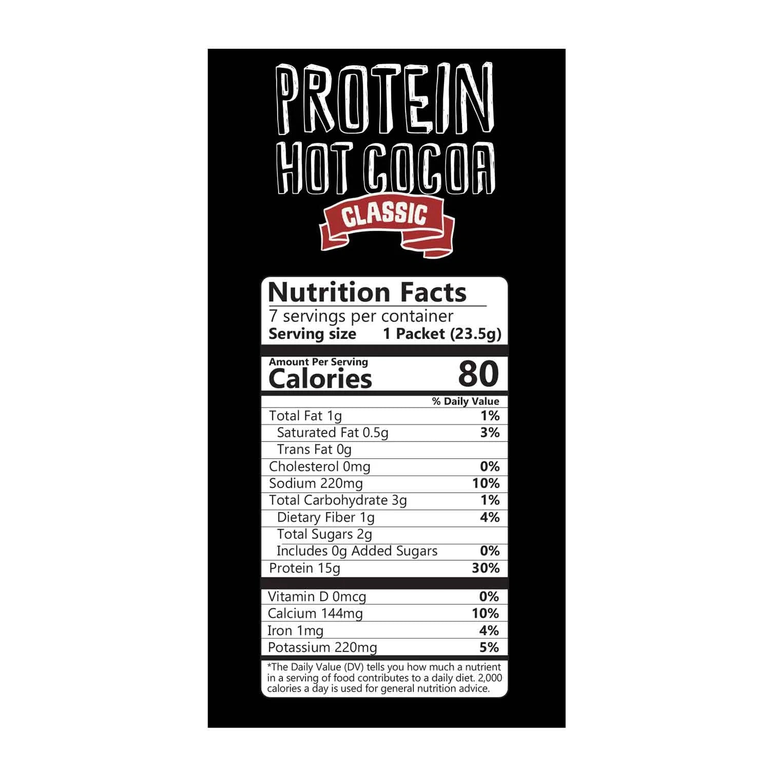 Wholesome Provisions - Protein Hot Cocoa Classic - 165g