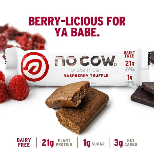 No Cow - Dairy Free Protein Bar 60g - Box 12