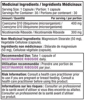Alora Naturals -  Nicotinamide Riboside - 30Vcaps