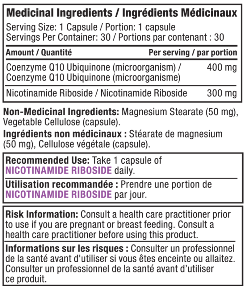 Alora Naturals -  Nicotinamide Riboside - 30Vcaps