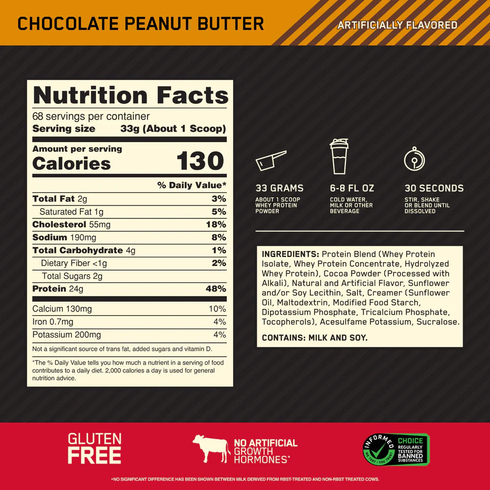 Optimum Nutrition 100% Whey Gold Standard 5lbs