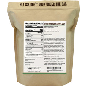 Anthony's Good - Organic Gelatinized Maca Powder – 454g