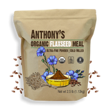 Anthony's Good - Organic Flax Seed Meal - 2.5lb