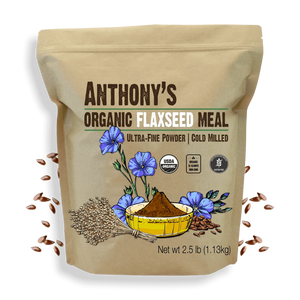 Anthony's Good - Organic Flax Seed Meal - 2.5lb