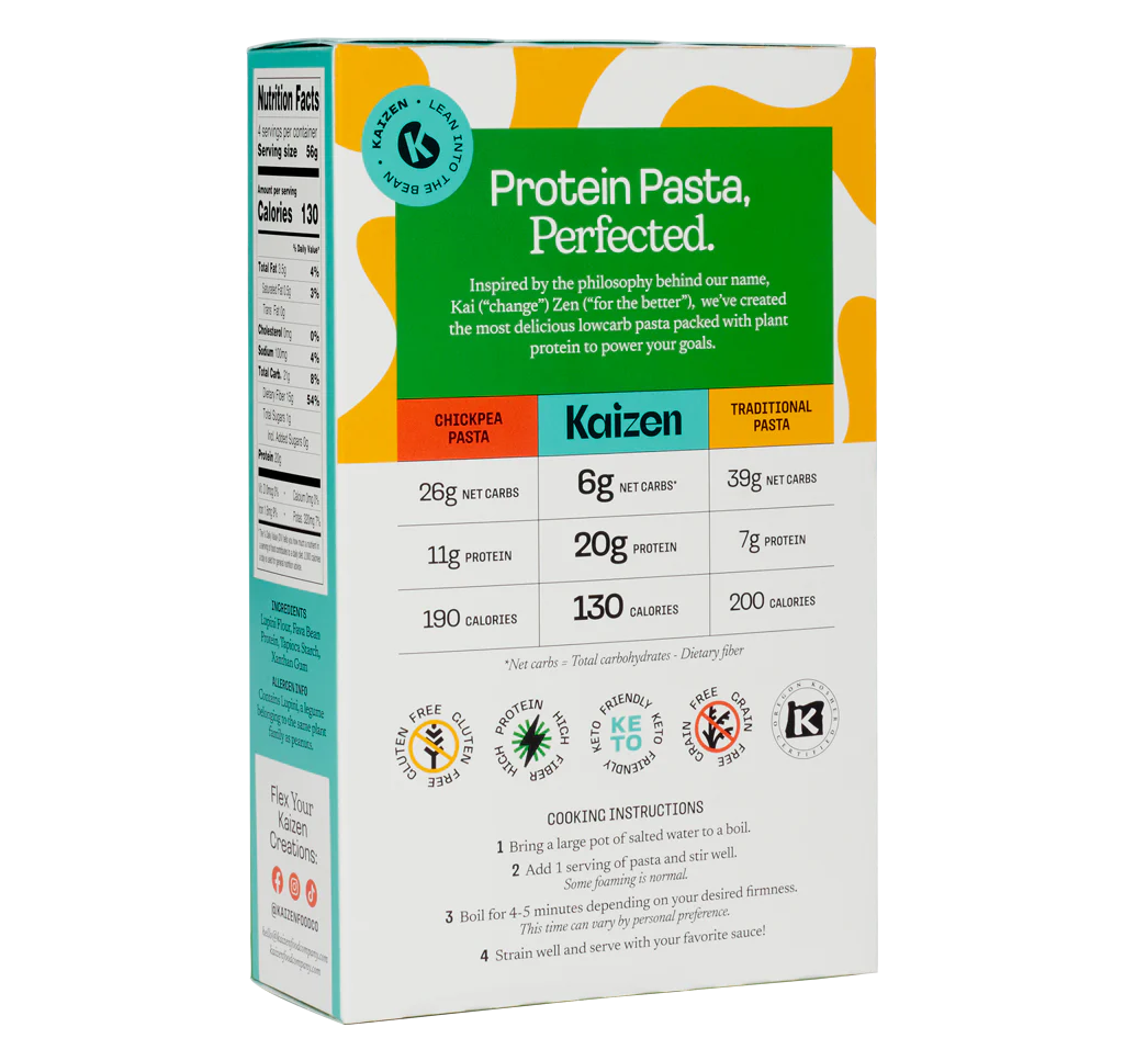 Kaizen - Keto High Protein Radiatori Pasta - 8oz
