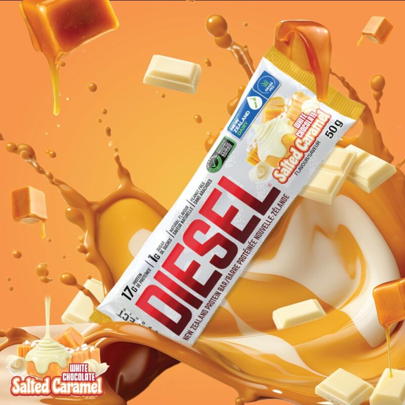 Perfect Sport Diesel protein bar White Chocolate Salted Caramel