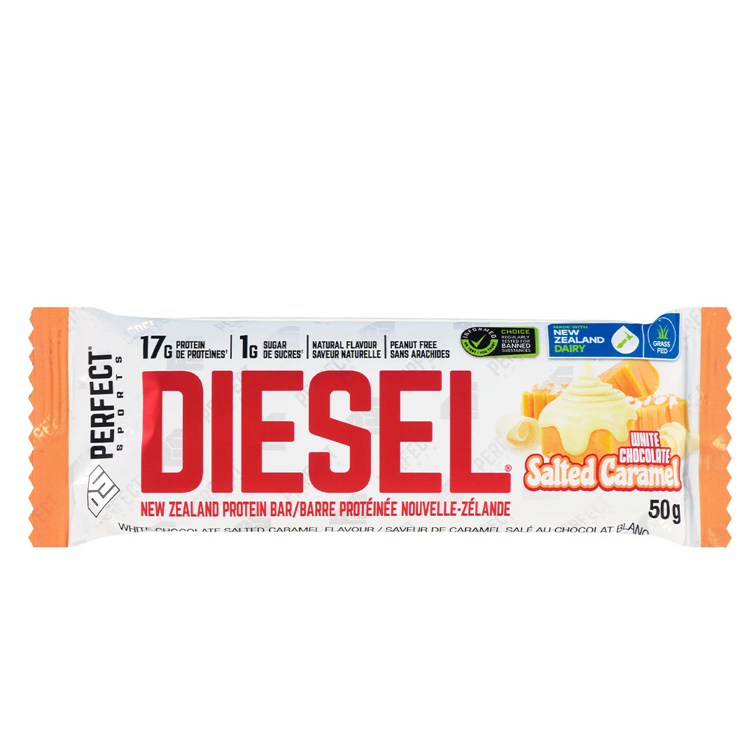 Perfect Sport Diesel protein bar - White Chocolate Salted Caramel