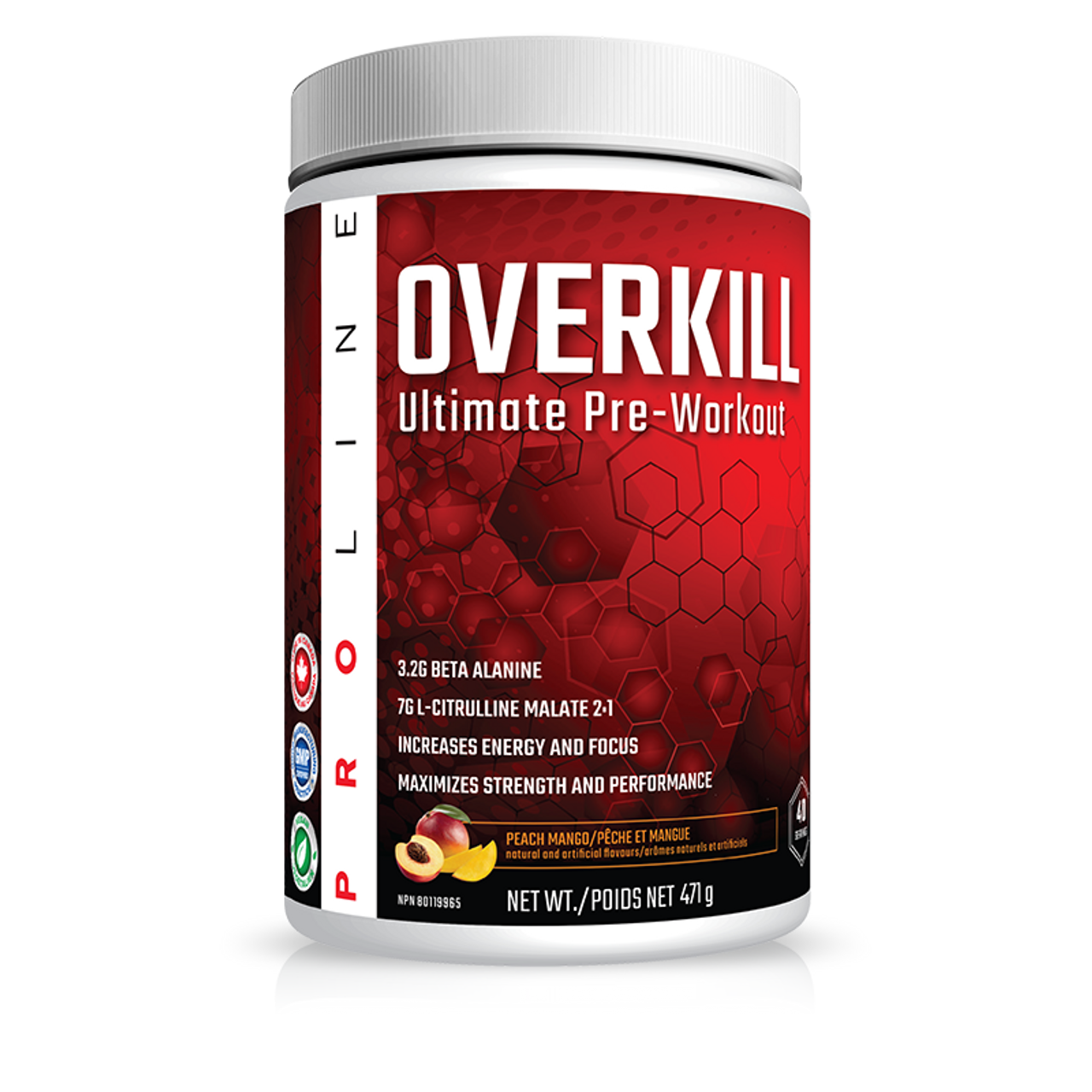 Pro Line - Overkill Ultimate Pre Workout New Formula - 483g