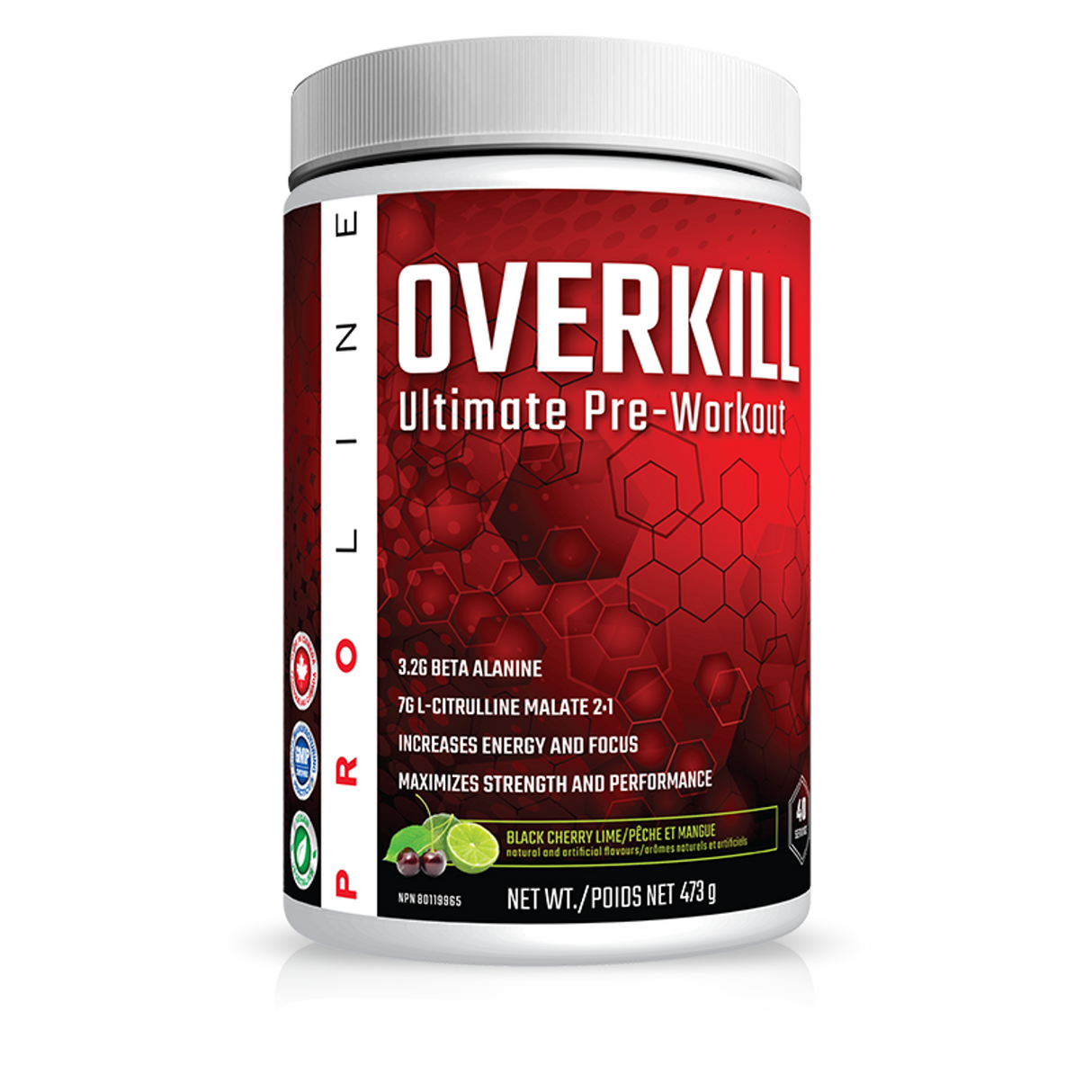 Pro Line - Overkill Ultimate Pre Workout New Formula - 483g
