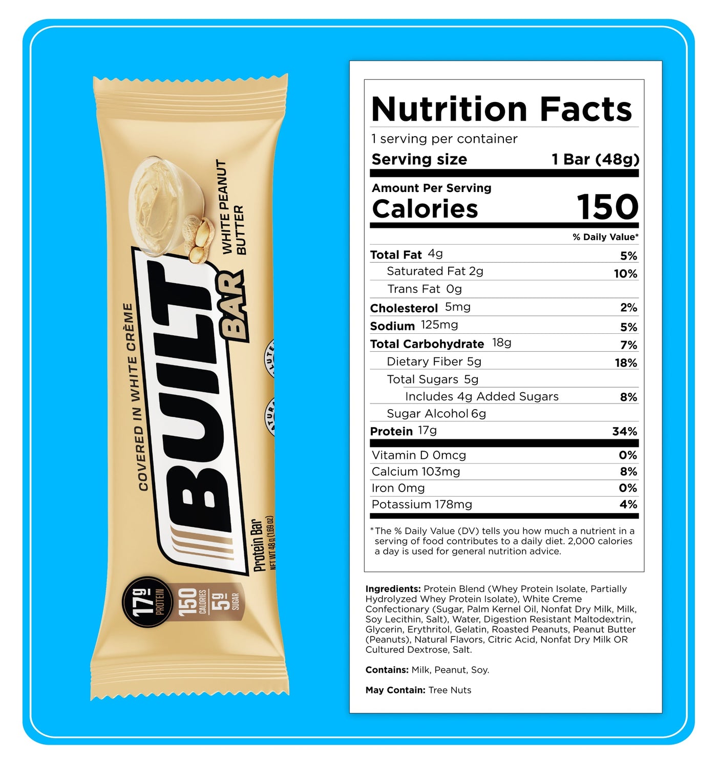 Built Protein Bar - 100% Real Chocolate - Zero Guilt 49g