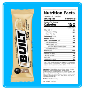 Built Protein Bar - 100% Real Chocolate - Zero Guilt 49g