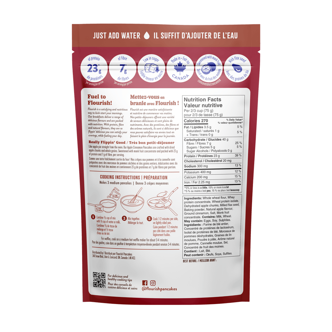 Flourish - Healthy Protein Pancake Mix - 430g