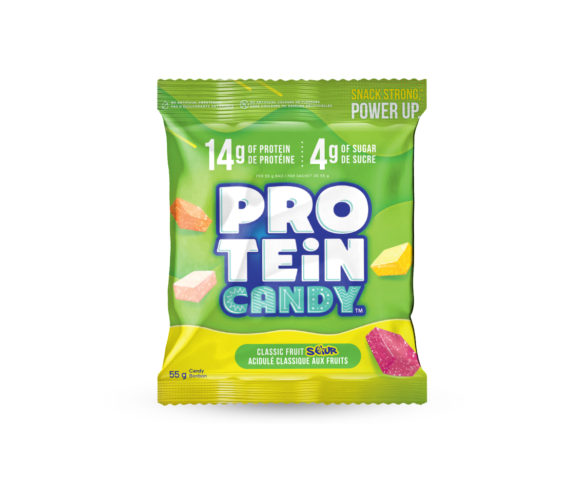 Protein Candy gummies Classic Fruit Sour flavor