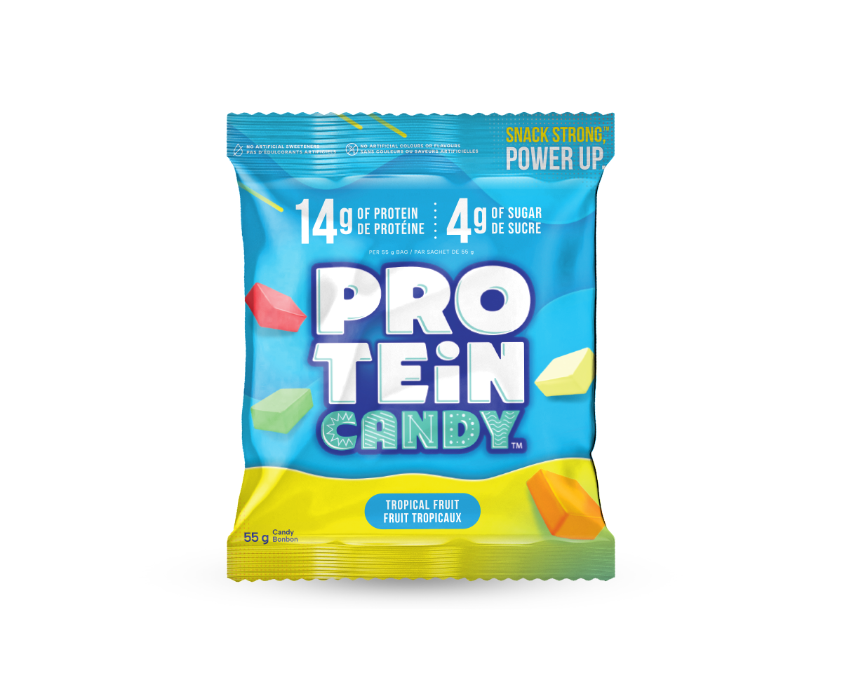 Protein Candy gummies Tropical fruit flavor