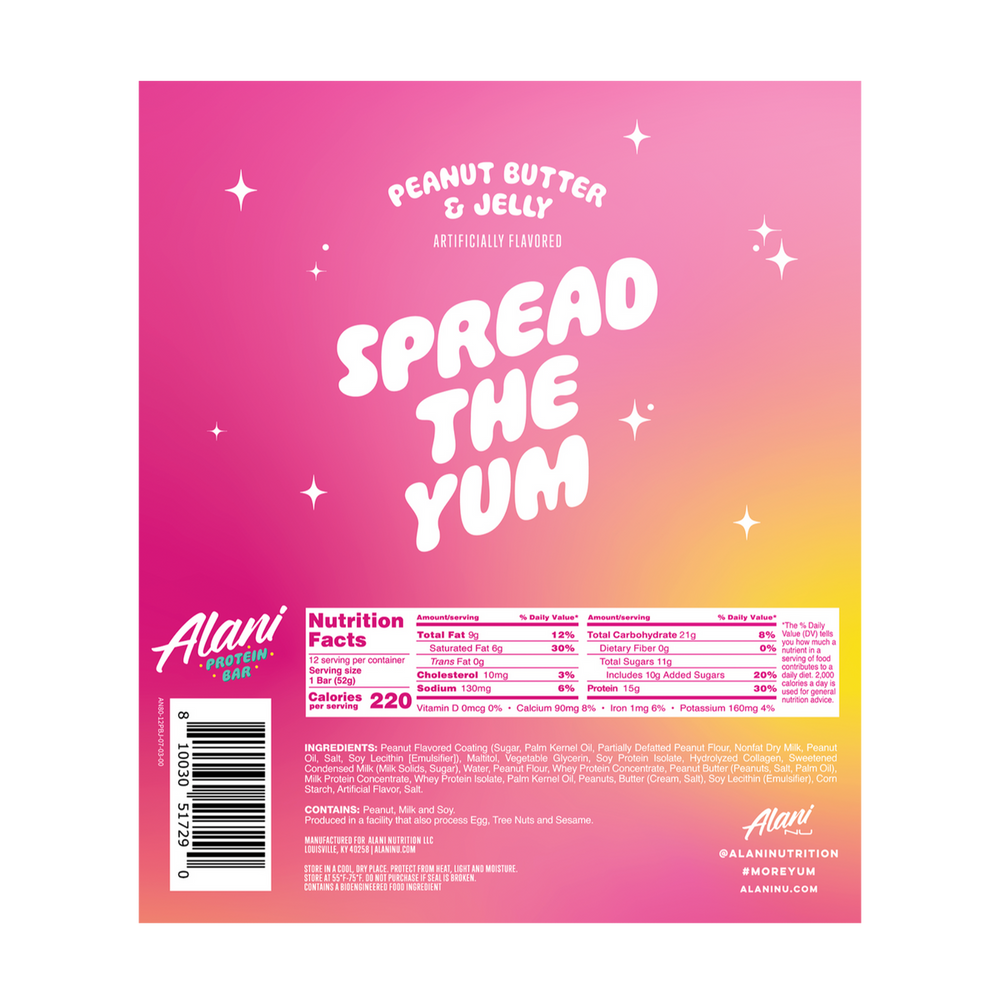 Alani Nu - Protein Bar 52g - Box 12