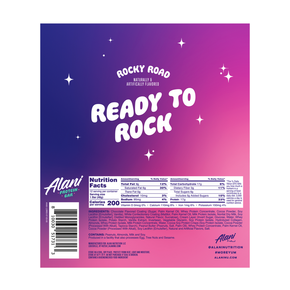 Alani Nu - Protein Bar 52g - Box 12