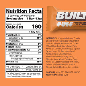 Built Bar Puffs Canada - Limited Edition Protein Bar - 40g