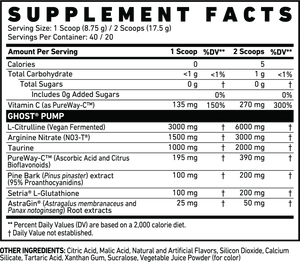 Ghost - Pump V2 Nitric Oxide - 40 serving