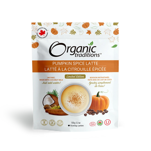 Organic Traditions - Latte à la citrouille épicée - 150 g