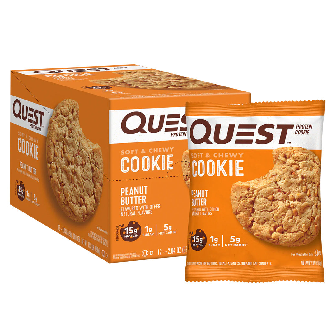 Quest Nutrition cookies Peanut Butter box