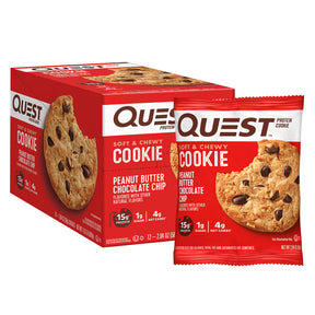 Quest Nutrition cookies Peanut Butter Chocolate Chips box