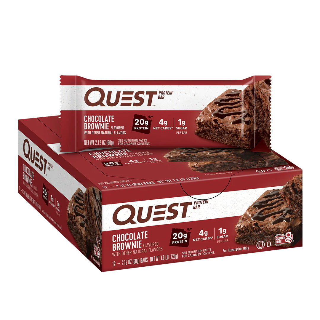 Quest Nutrition protein bar box - Chocolate Brownies