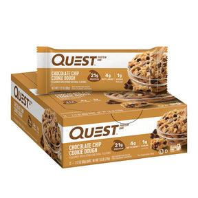 Quest Nutrition protein bar box - Chocolate Chip Cookie Dough