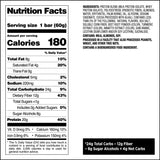 Quest Nutrition protein bar nutritional fact - Chocolate Sprinkled Doughnut