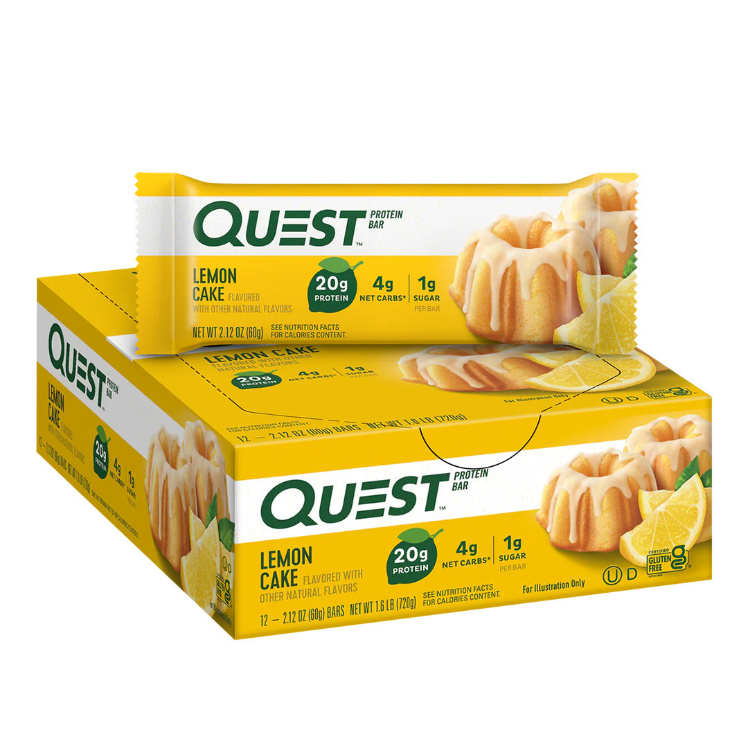 Quest Nutrition protein bar box - Lemon Cake