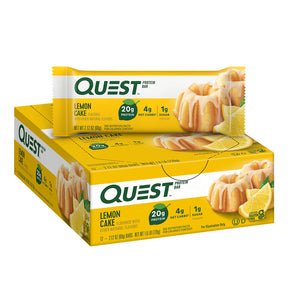 Quest Nutrition protein bar box - Lemon Cake