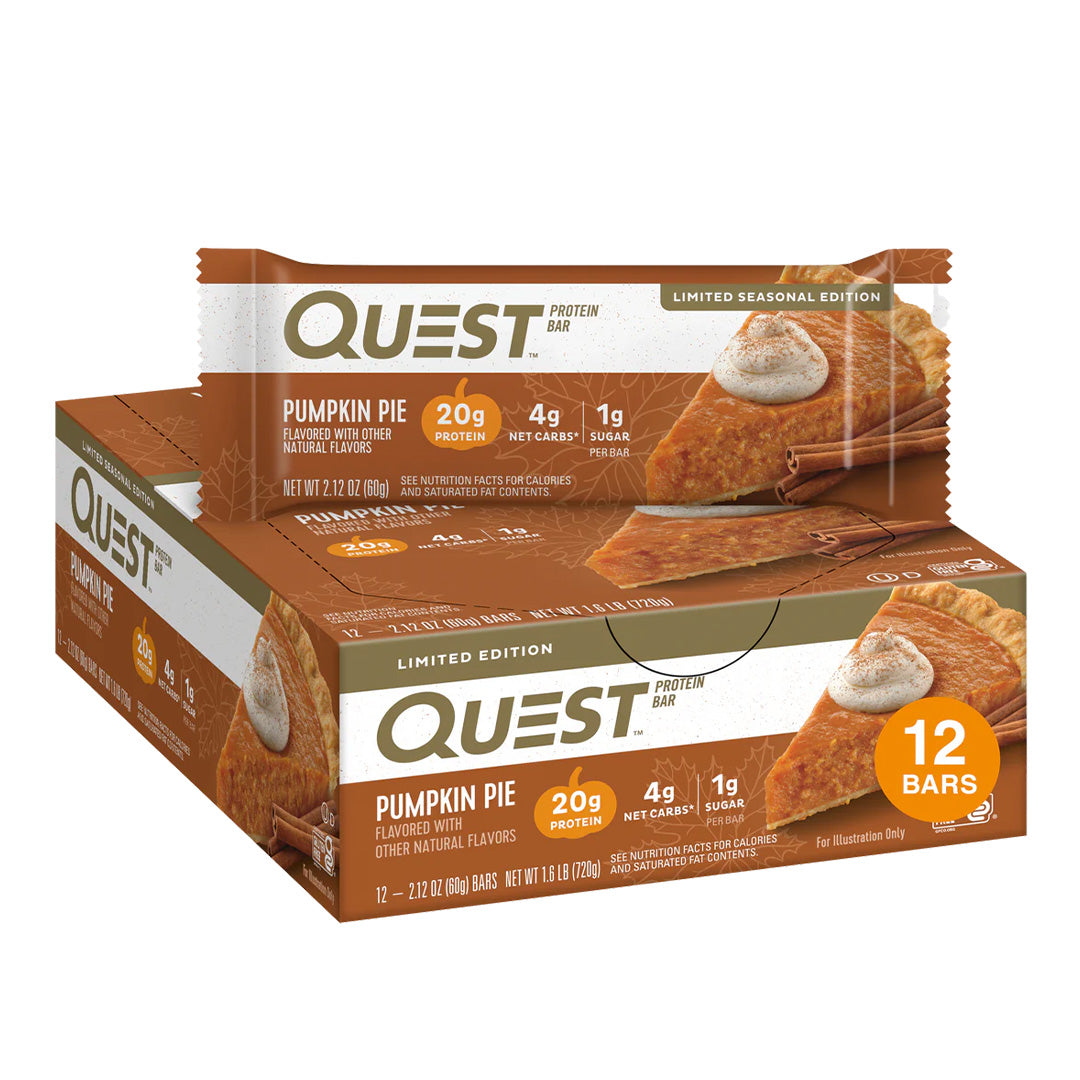 Quest Nutrition protein bar box - Pumpkin Pie