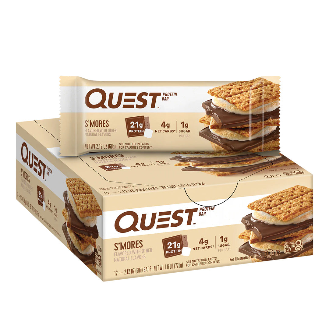 Quest Nutrition protein bar box - S'mores