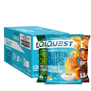 Quest Nutrition Original style protein chips mix box