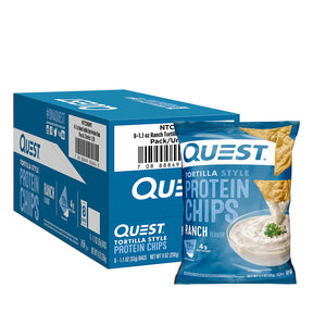 Quest Tortilla Style protein chips Ranch