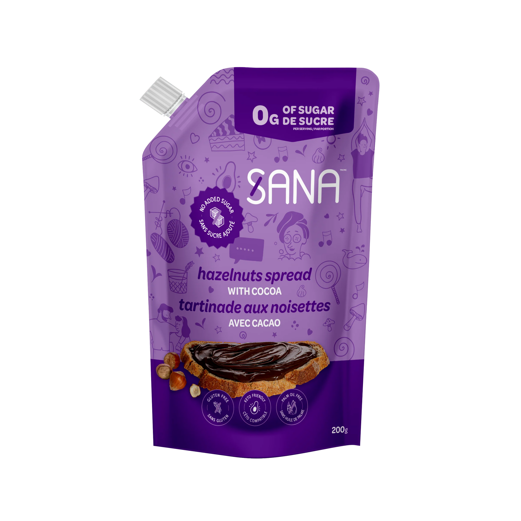 Sana - No Sugar Added Spread - 200g